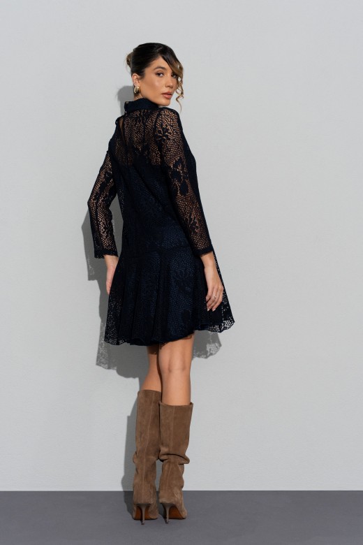 Vestido corto de encaje Vestido corto de encaje