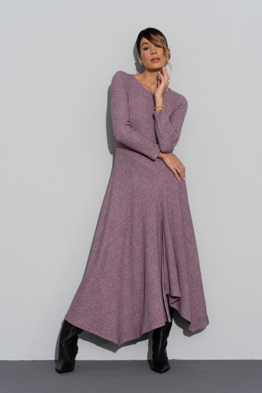 Vestido de punto asimétrico Vestido de punto asimétrico