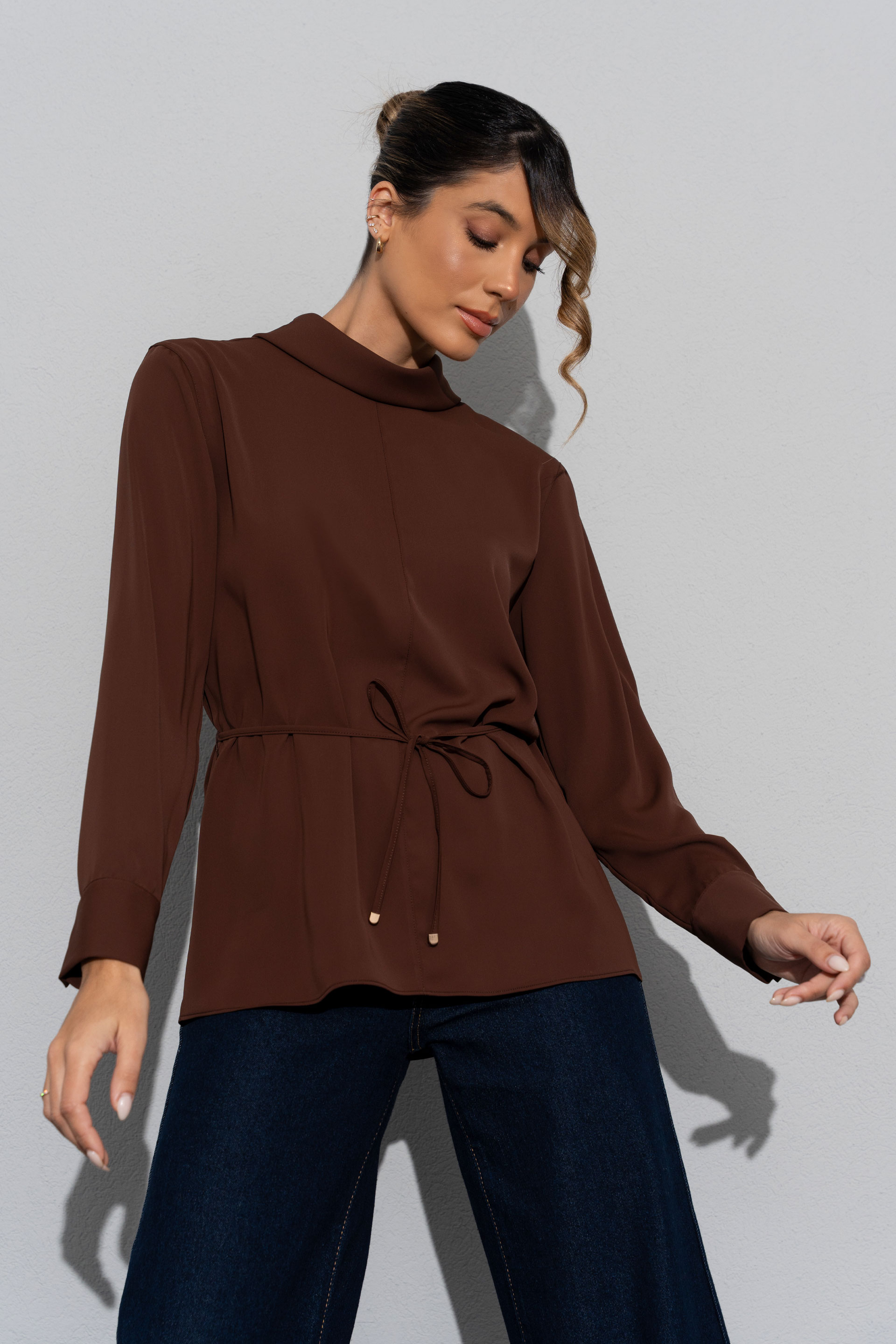 Tunique avec ceinture fine