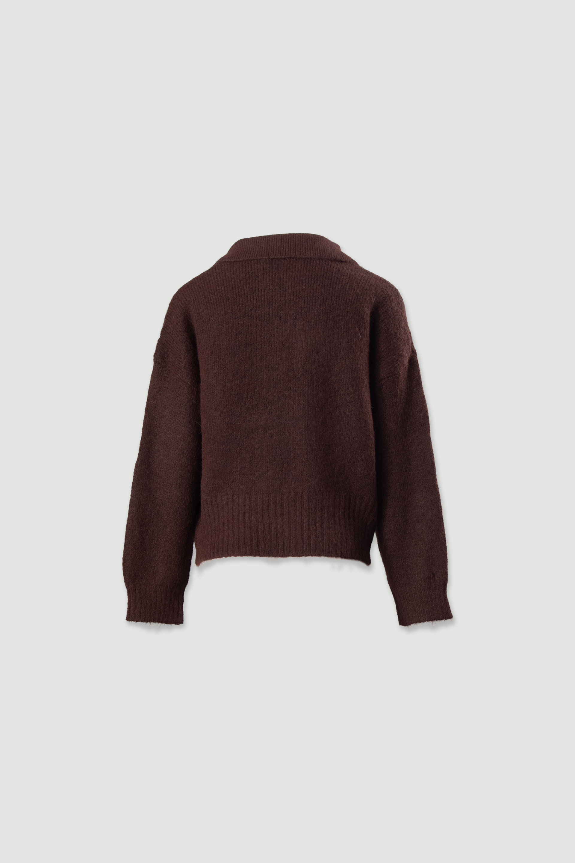 Polo de punto con mezcla de lana