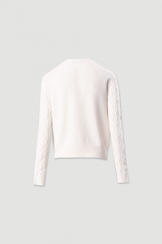 Jersey de punto con trenza Jersey de punto con trenza