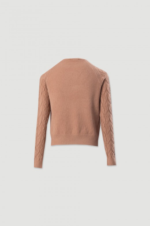 Jersey de punto con trenza Jersey de punto con trenza