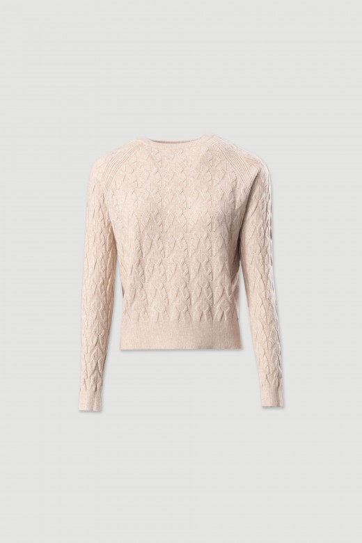 Jersey de punto con trenza