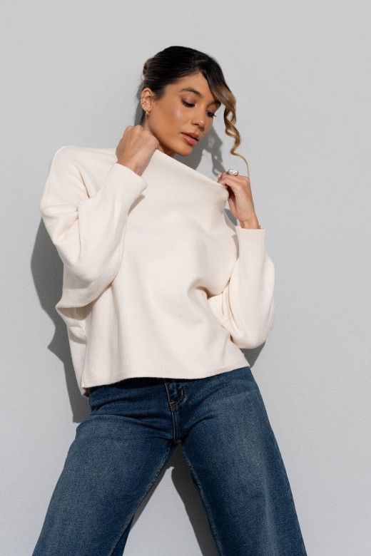 Jersey de punto con mangas anchas