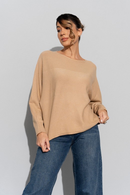 Jersey de punto con mangas anchas Jersey de punto con mangas anchas