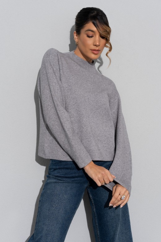 Jersey de punto con hombros cados