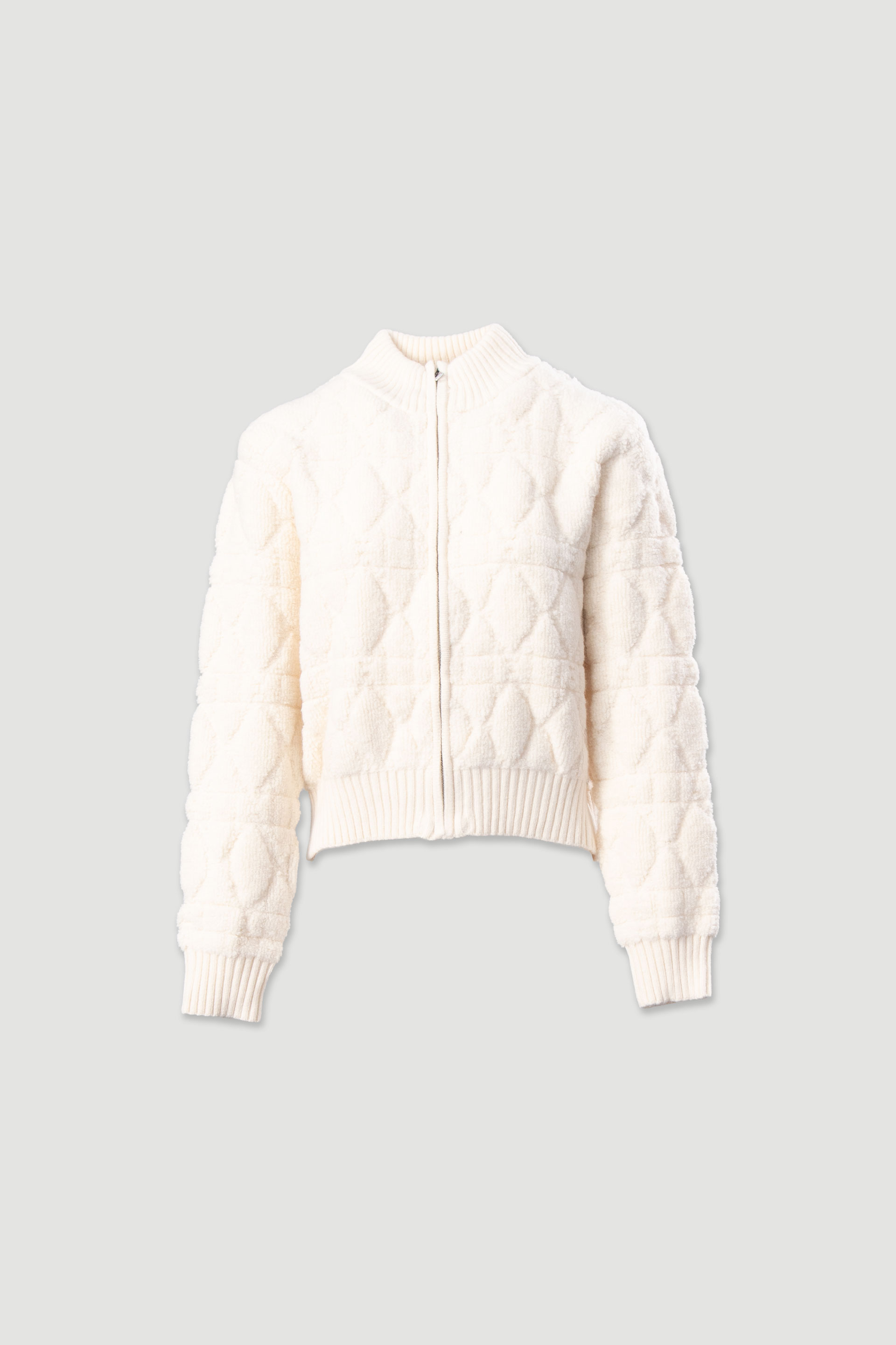 Textured knit jacket