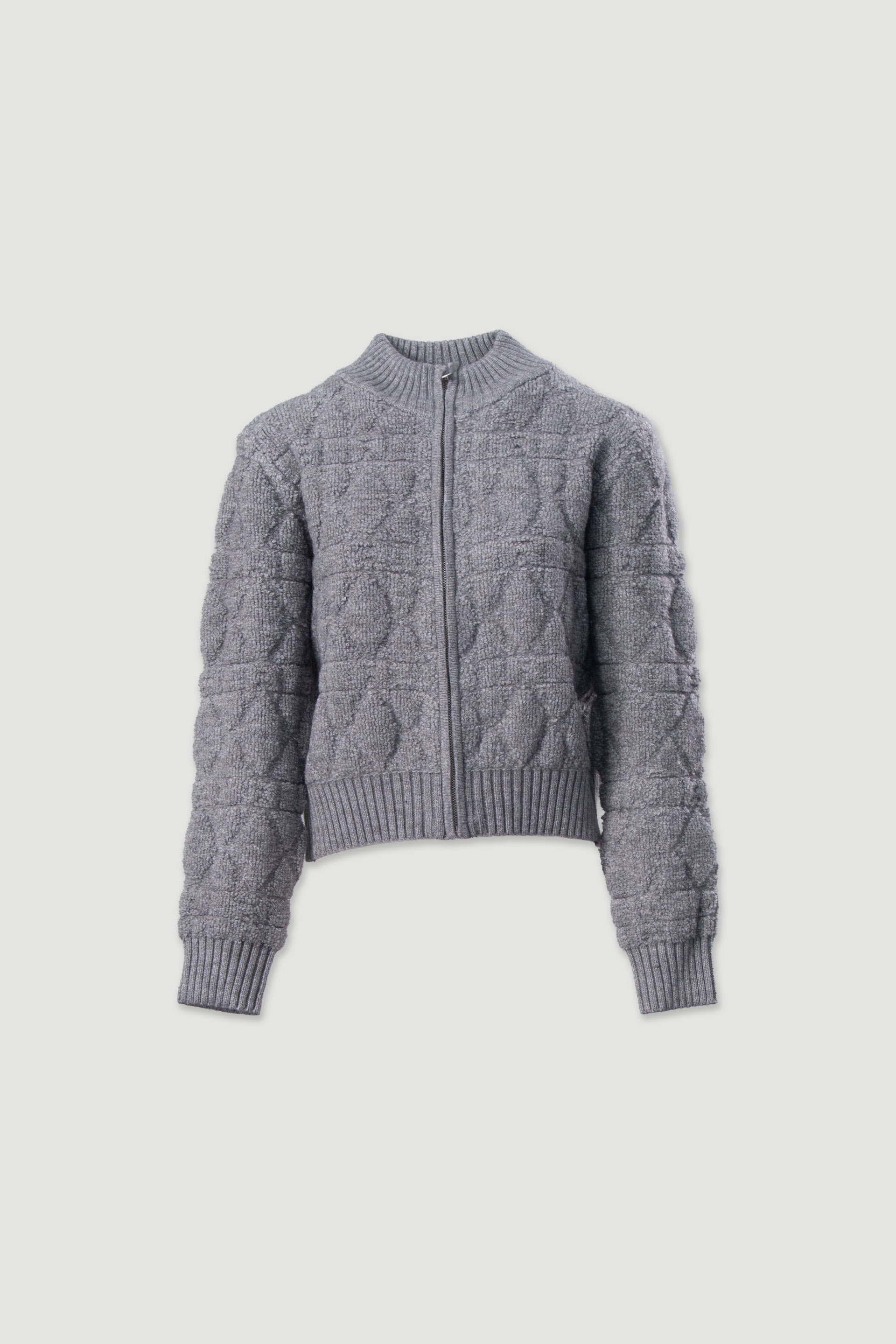 Textured knit jacket