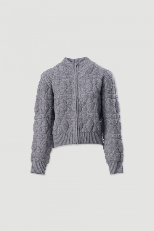 Textured knit jacket Textured knit jacket