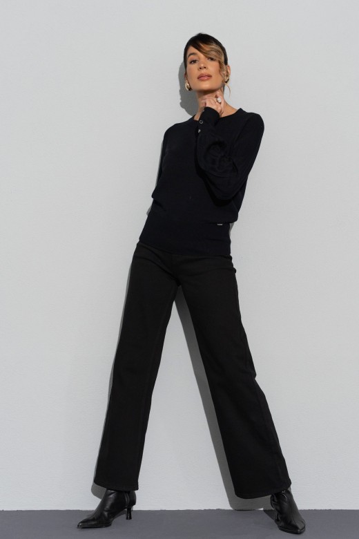 Straight-leg cotton twill trousers Straight-leg cotton twill trousers