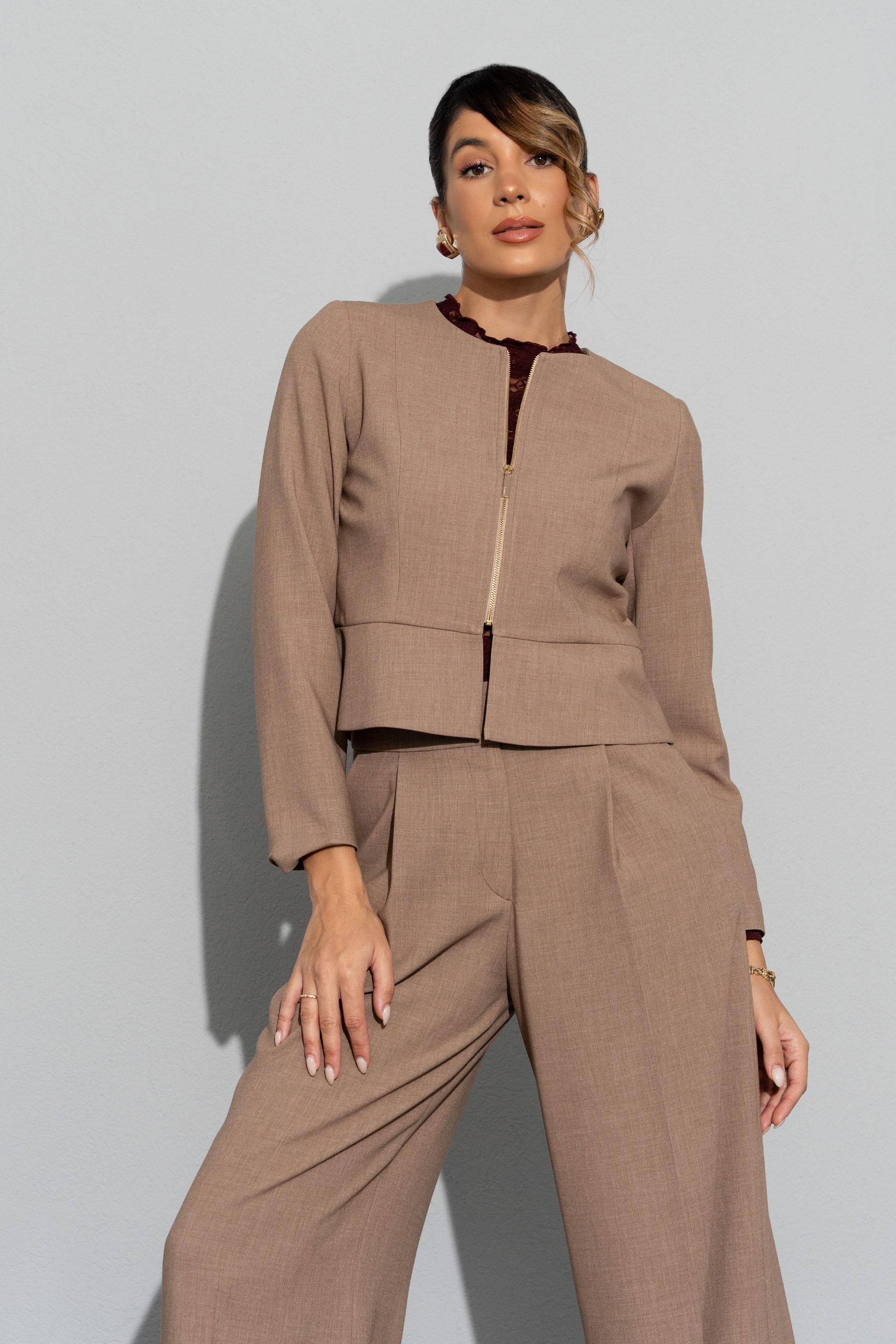 Structured classic jacket