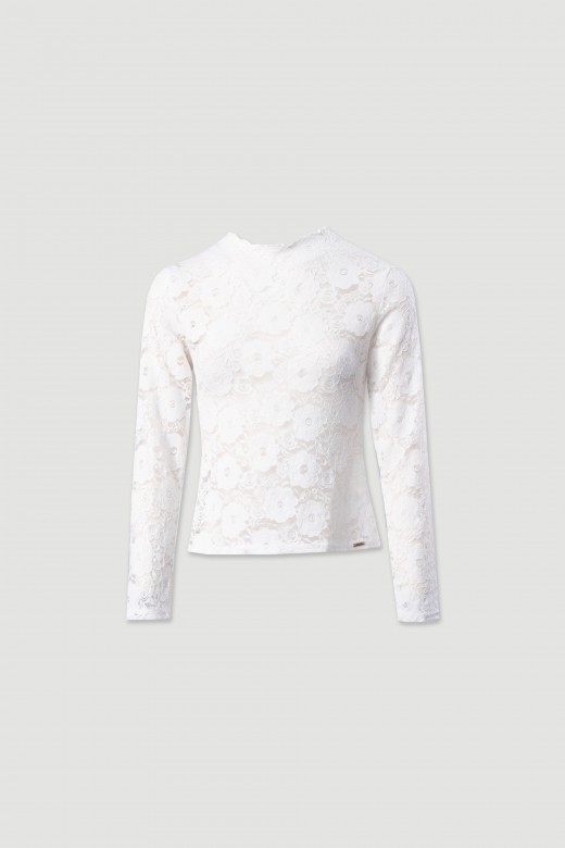 Long-sleeve lace top Long-sleeve lace top