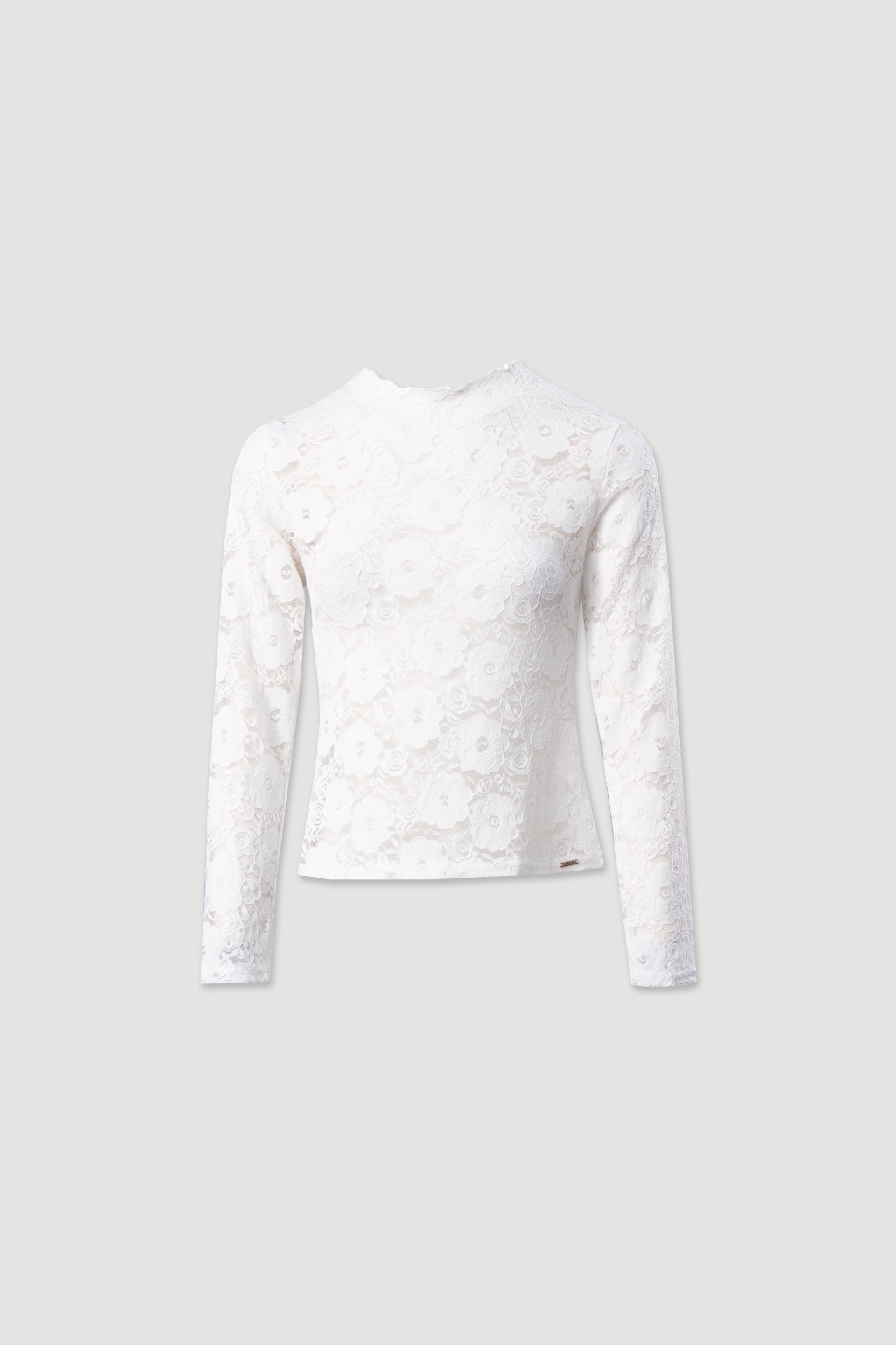 Haut en dentelle à manches longues