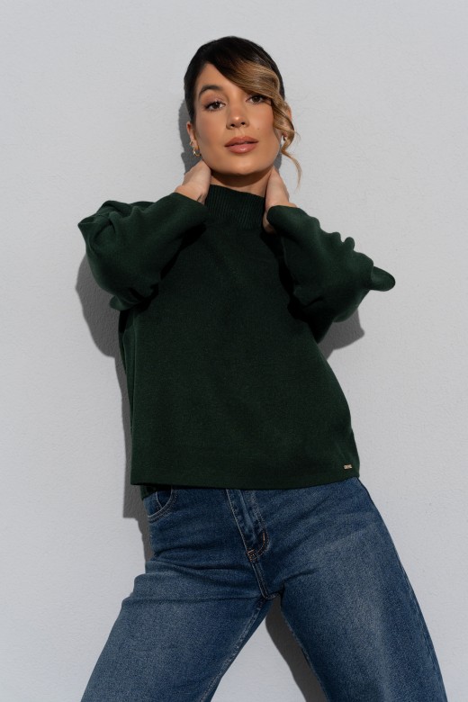 Jersey de punto con hombros caídos Jersey de punto con hombros caídos