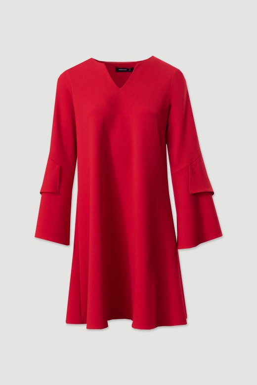 Short dress with long sleeves Short dress with long sleeves