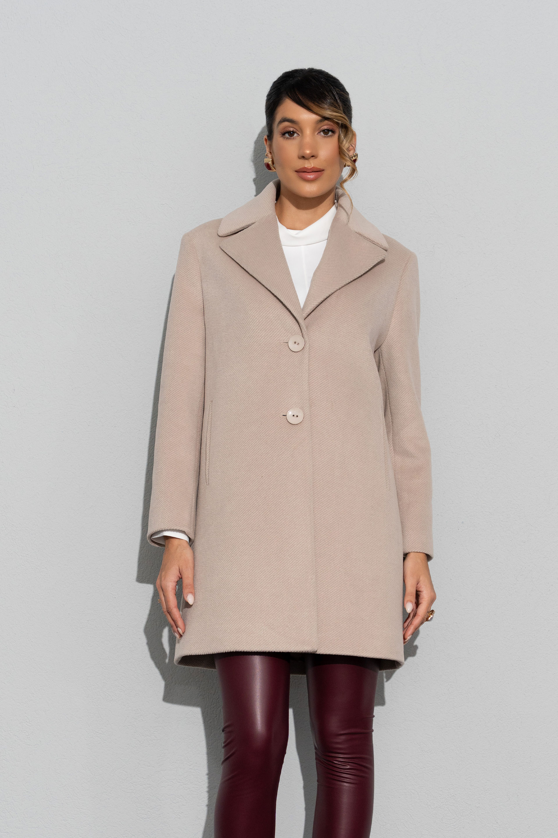 Casaco de fazenda midi