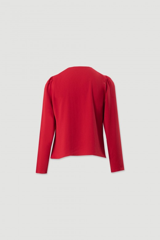 Tunic with draped neckline Tunic with draped neckline