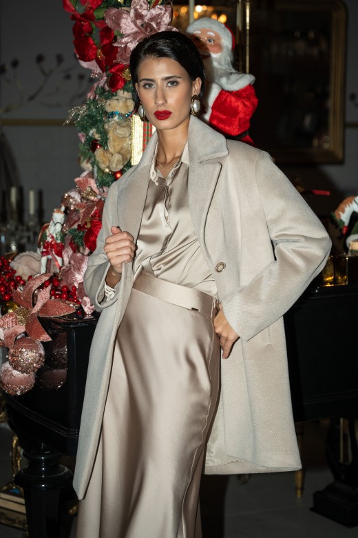 Casaco de fazenda midi