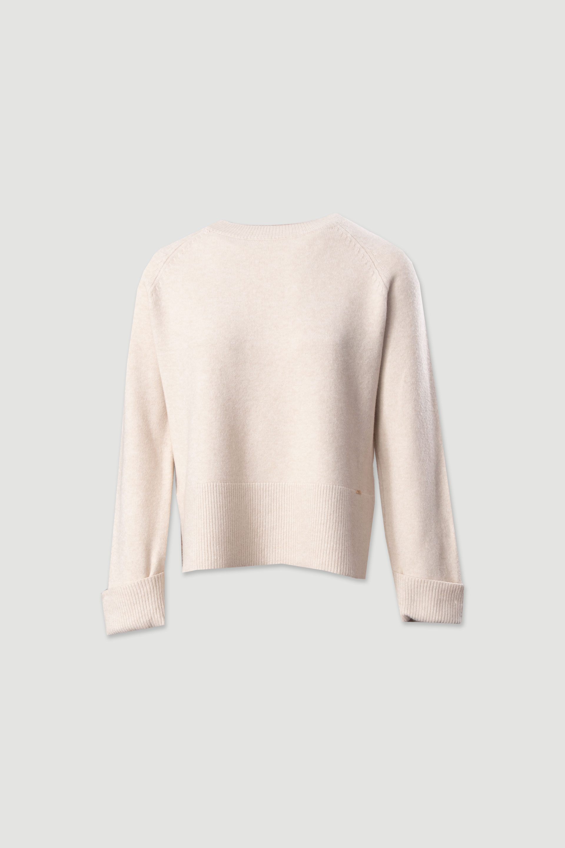 Camisola de malha com barra larga