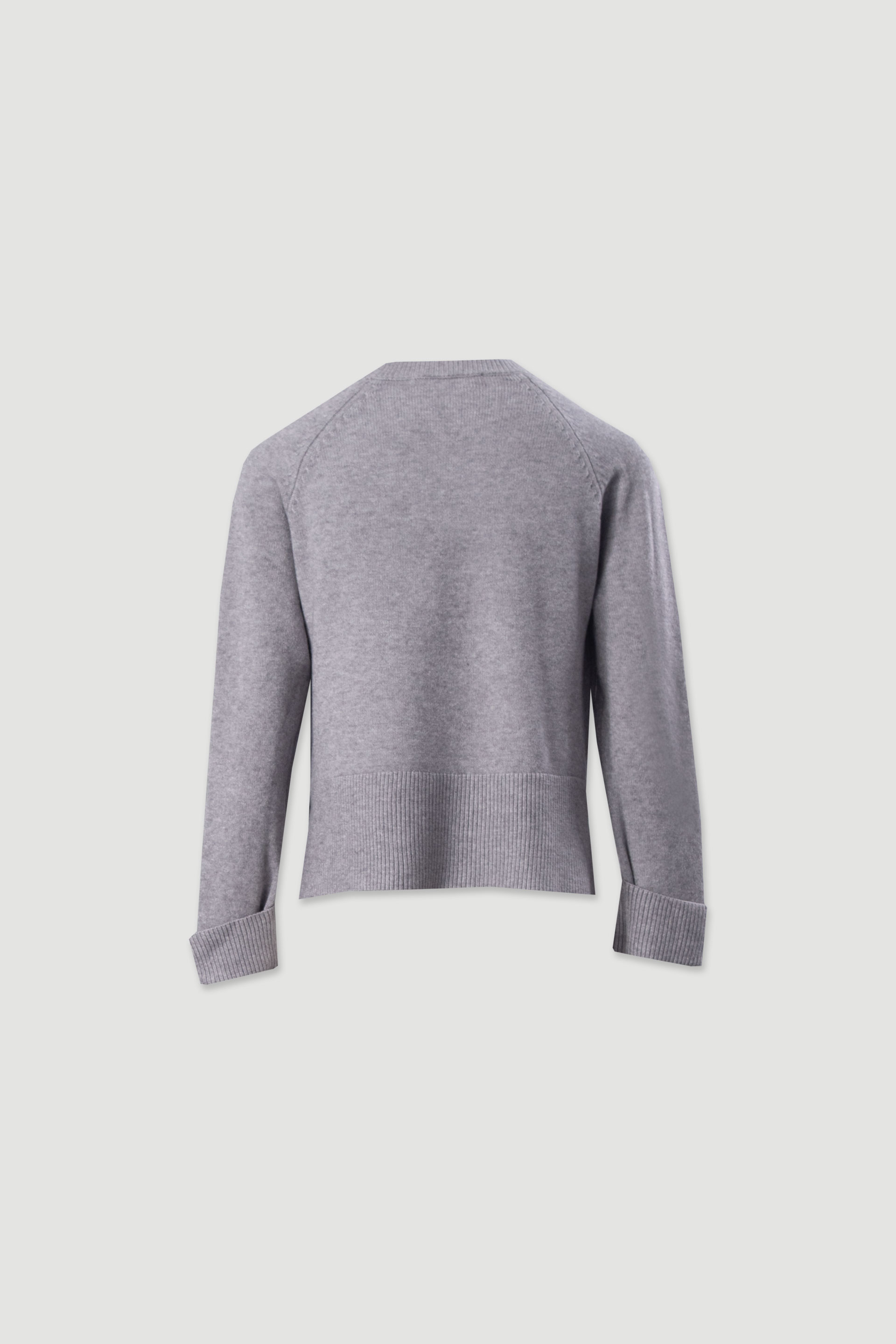 Camisola de malha com barra larga