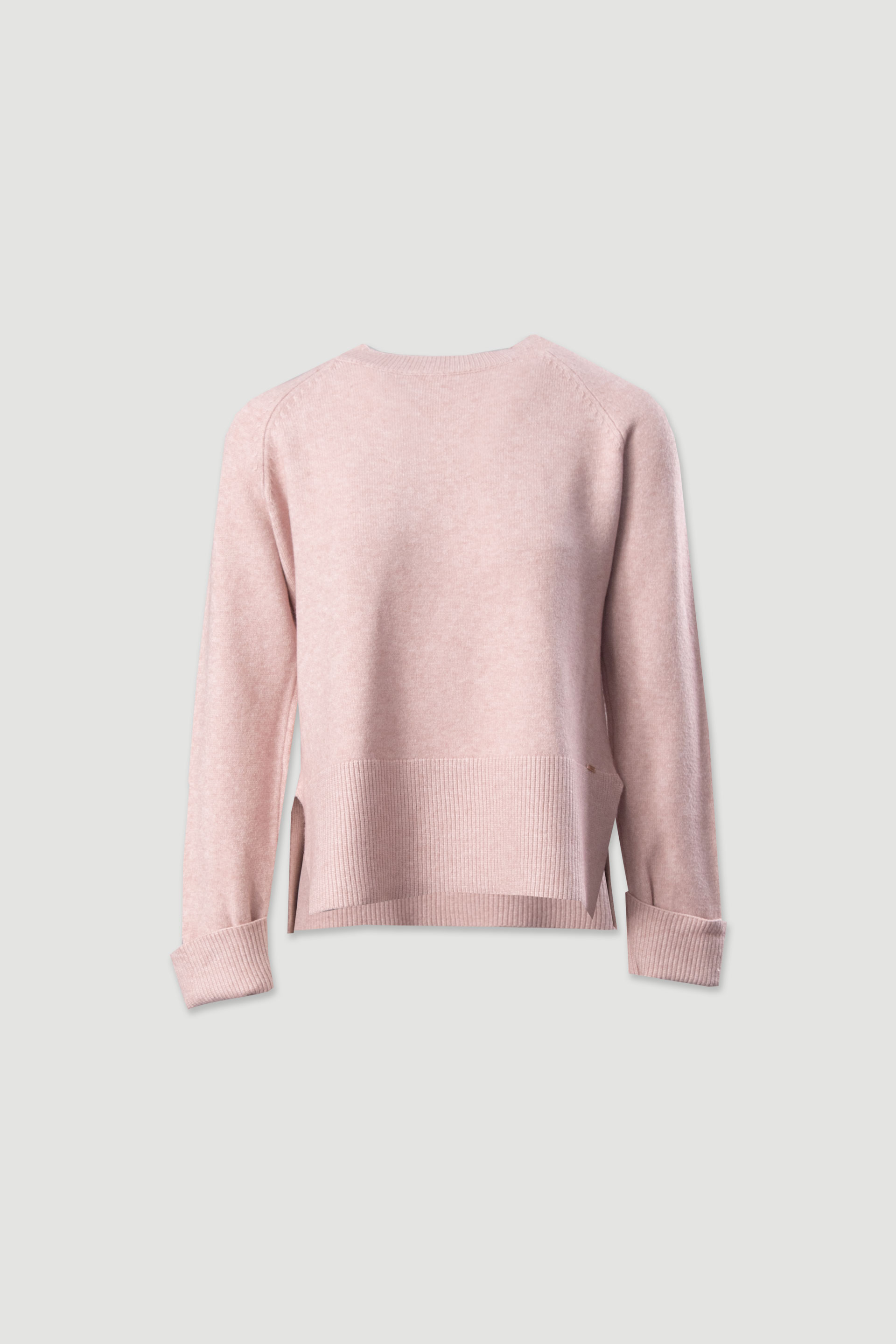 Camisola de malha com barra larga