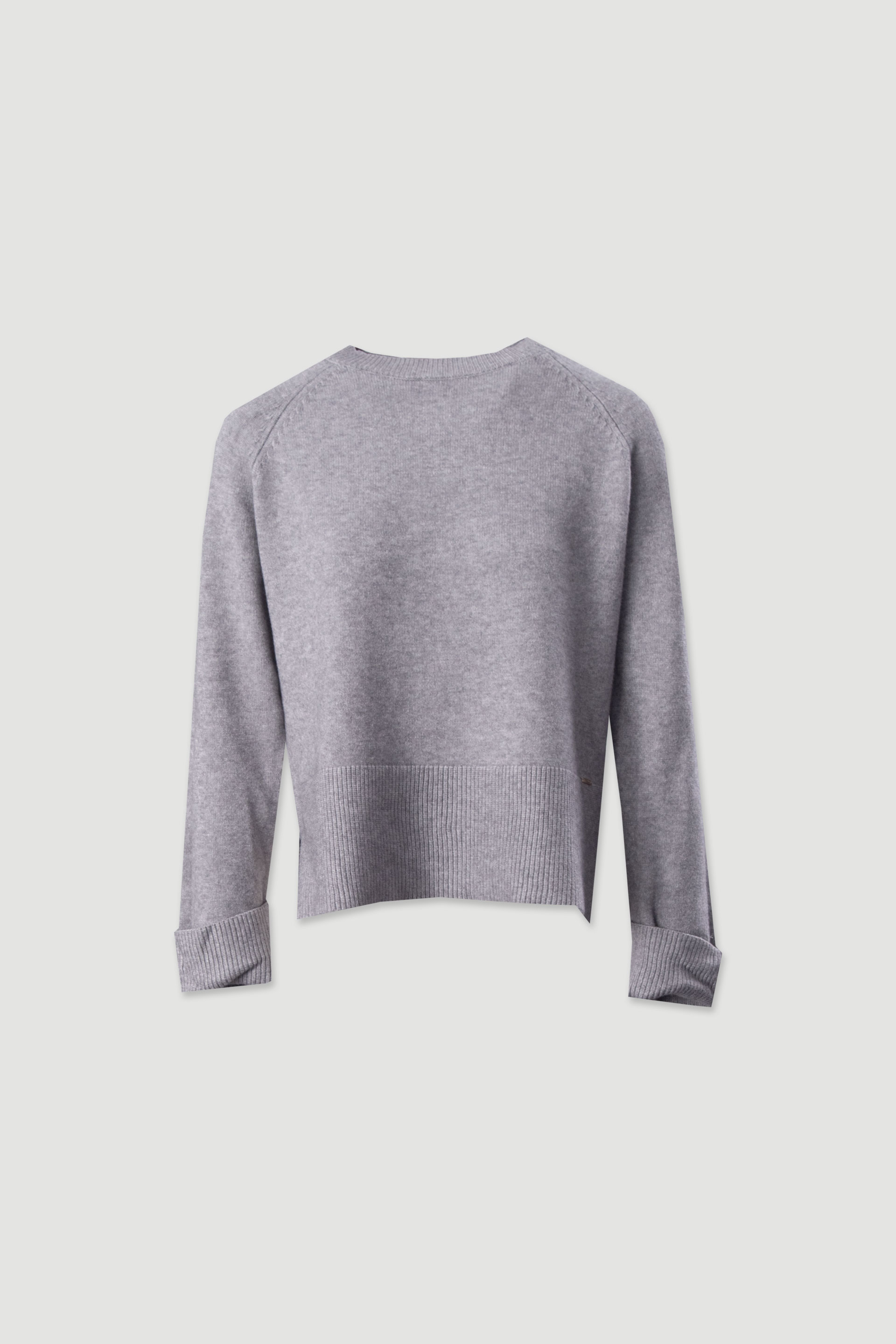 Camisola de malha com barra larga