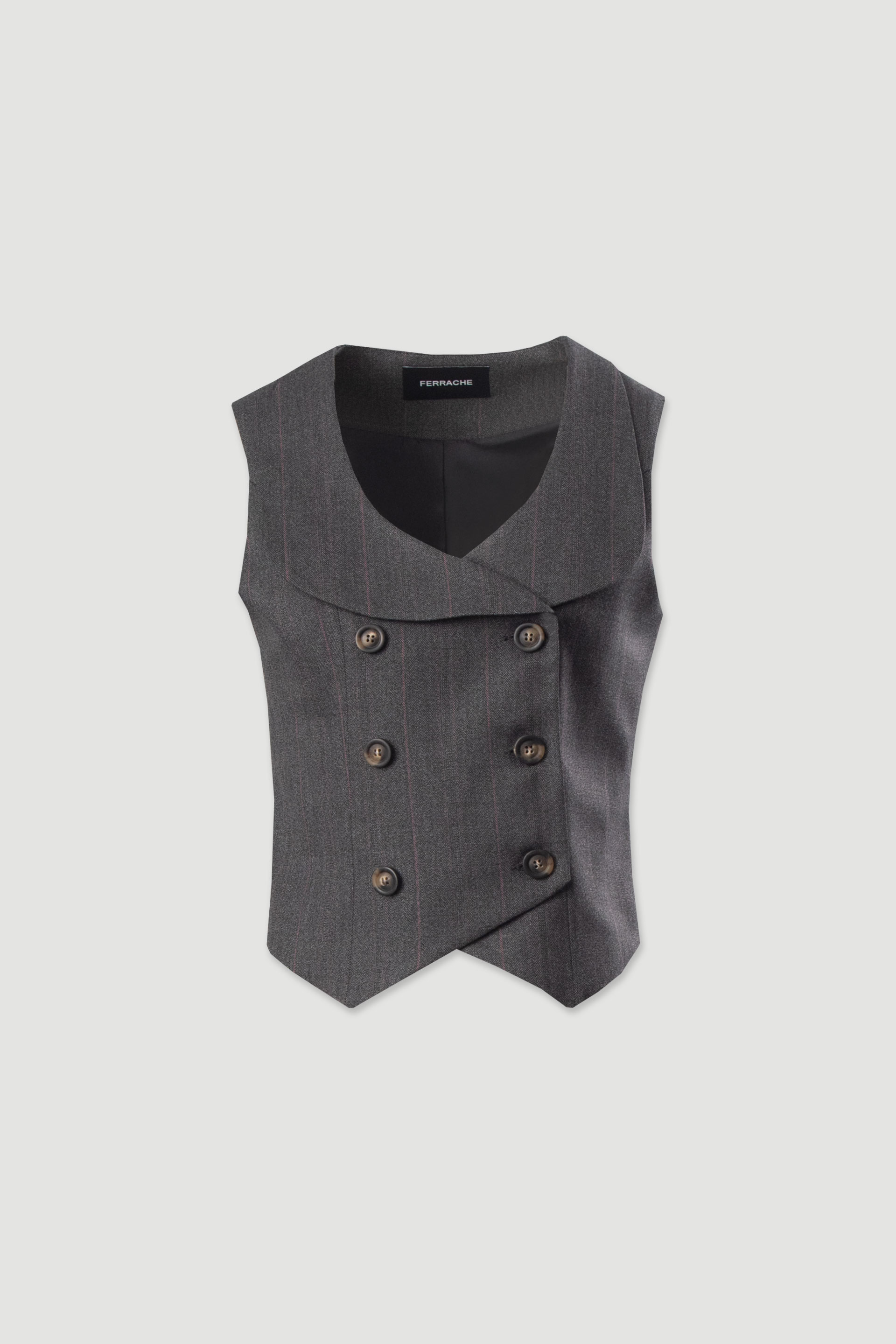 Tailored wrap vest