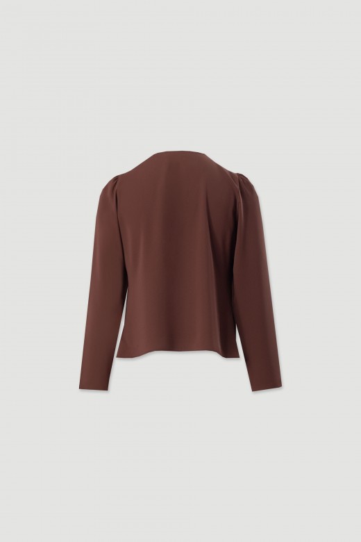 Tunic with draped neckline Tunic with draped neckline