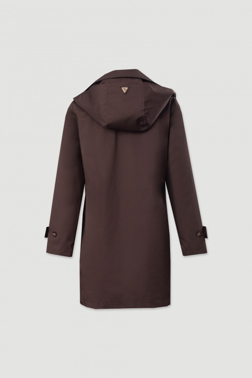 Parka com capuz removível Parka com capuz removível