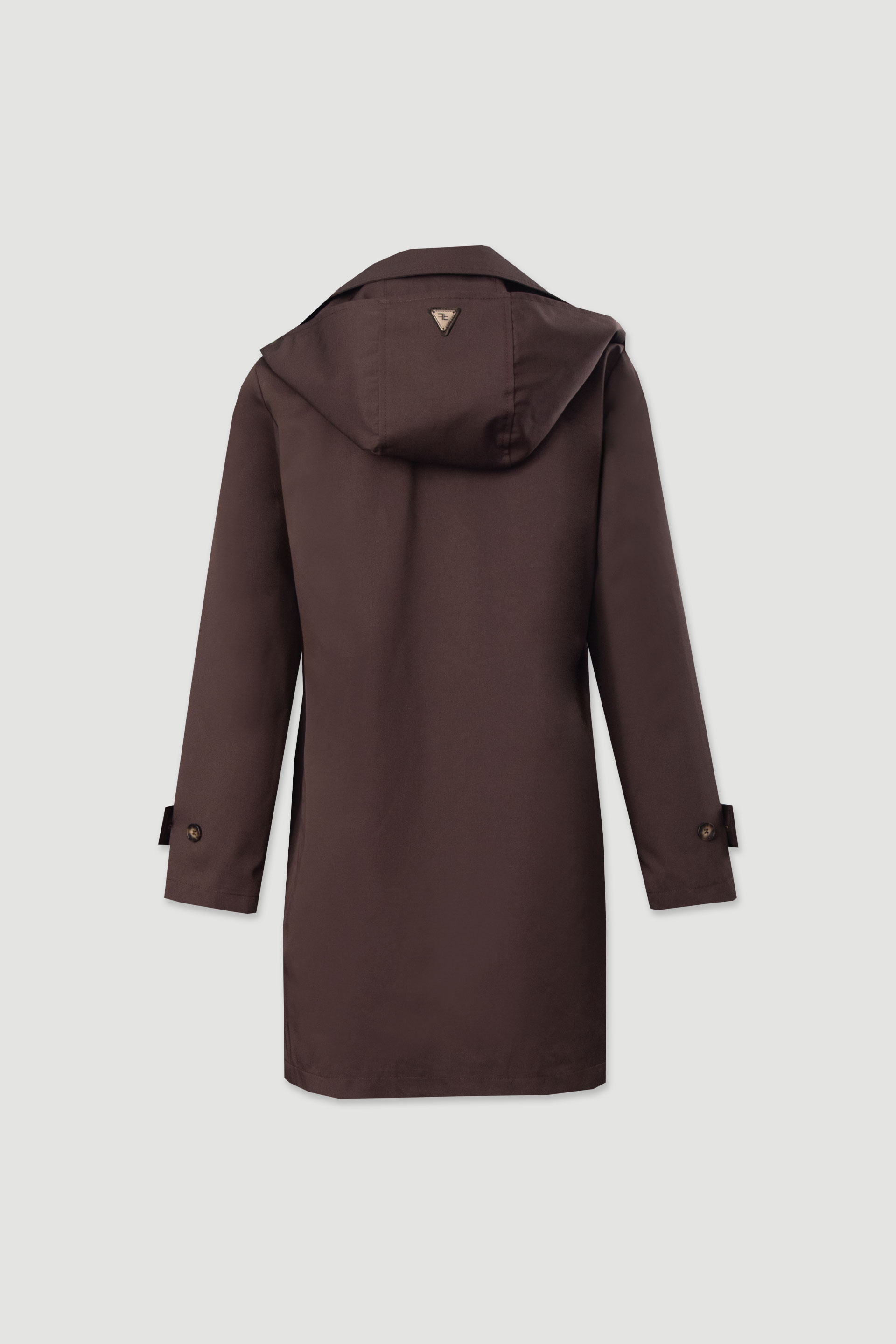 Parka com capuz removível