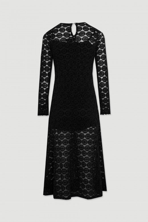 Midi lace dress