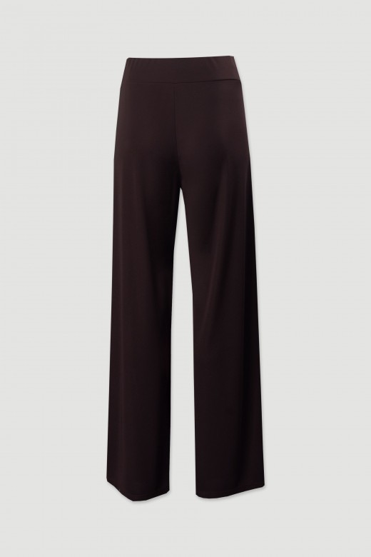 Pantalon en maille  jambe large