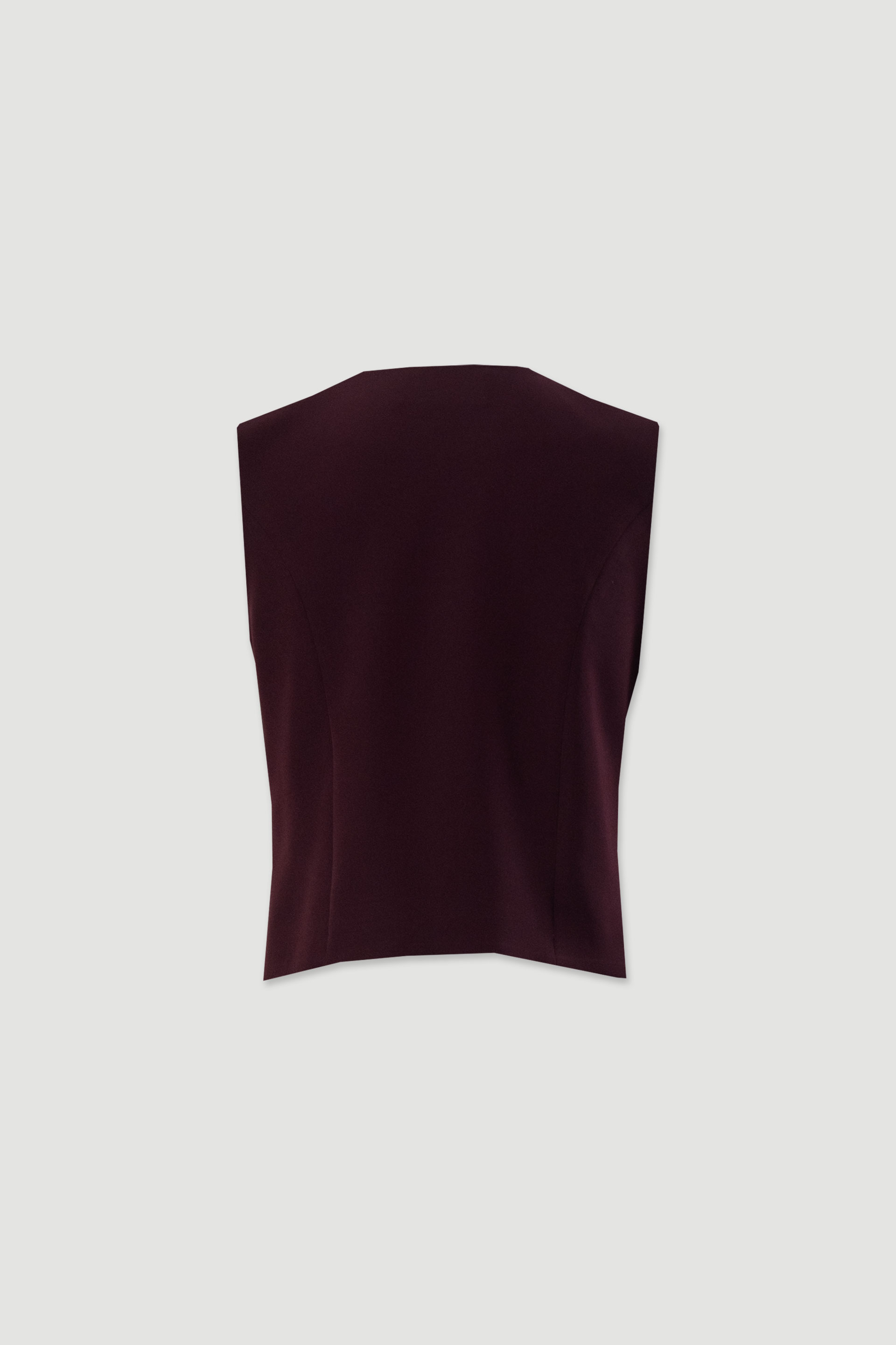 Gilet de tailleur croisé avec boutons métalliques