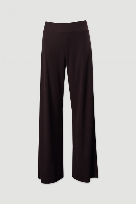 Pantalon en maille à jambe large Pantalon en maille à jambe large