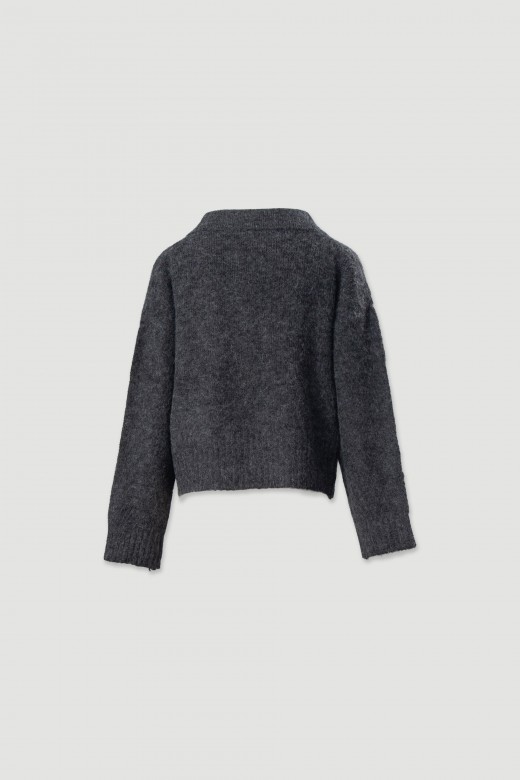 Polo de malha com lã Polo de malha com lã