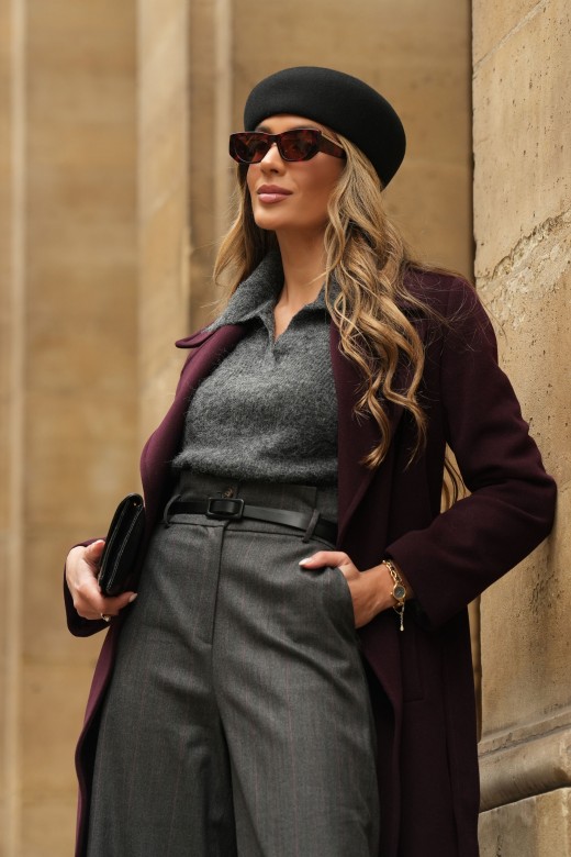 Polo de malha com lã Polo de malha com lã