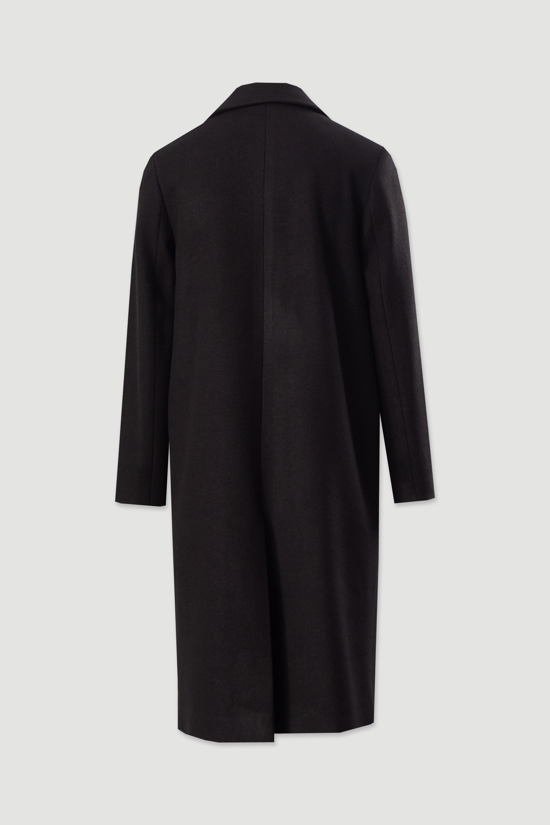 Casaco de fazenda comprido em trespasse