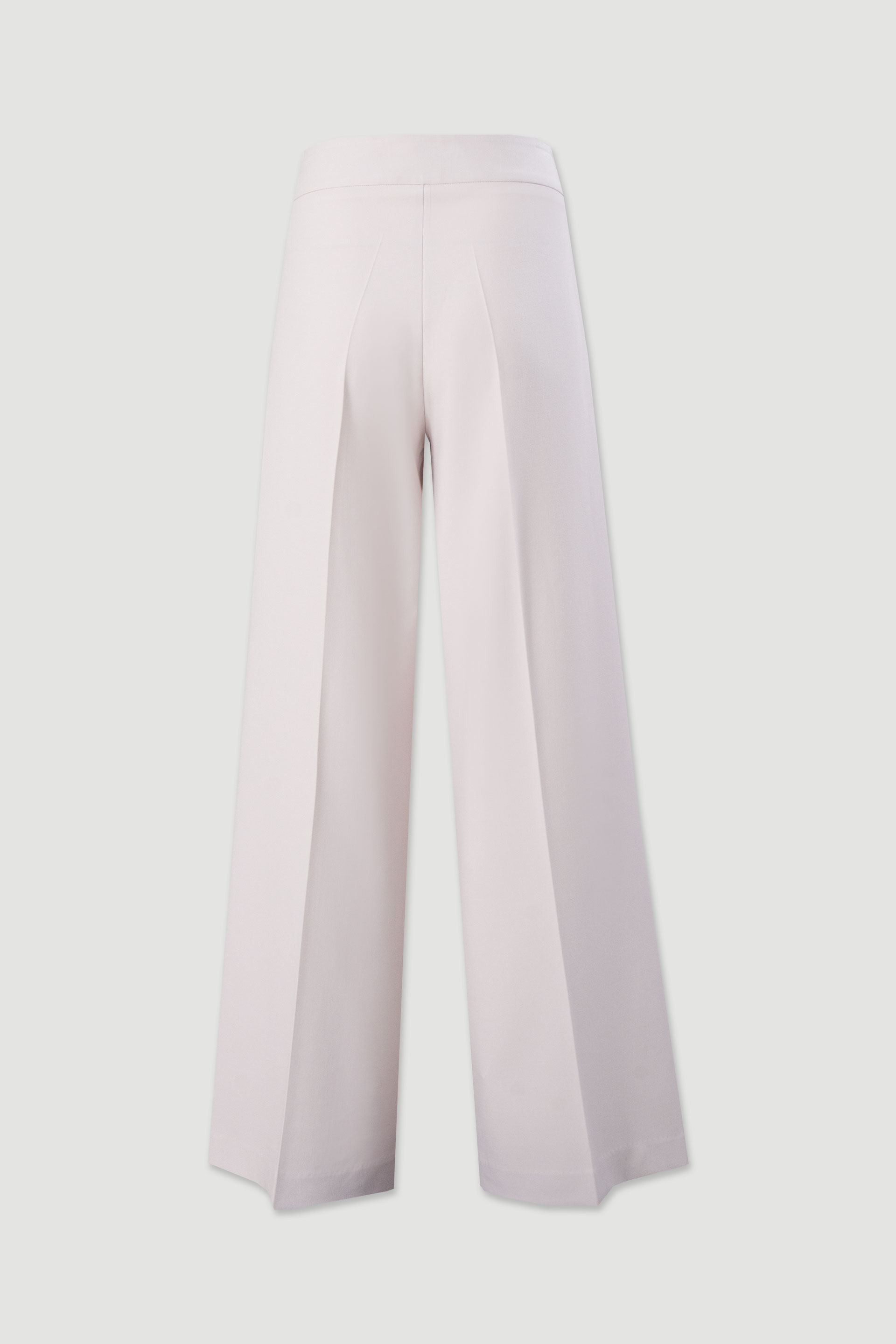 Classic high-waisted wide leg trousers