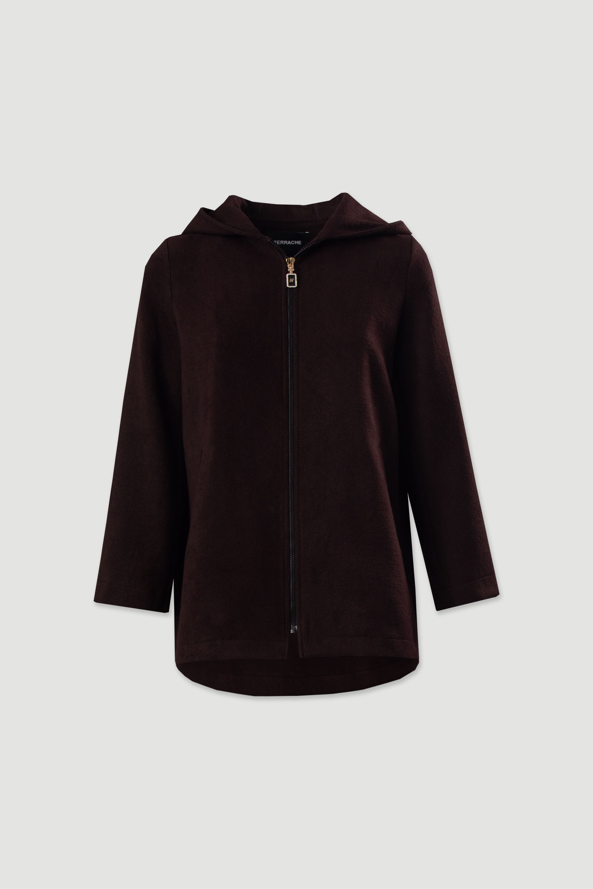 Manteau en flanelle avec capuche