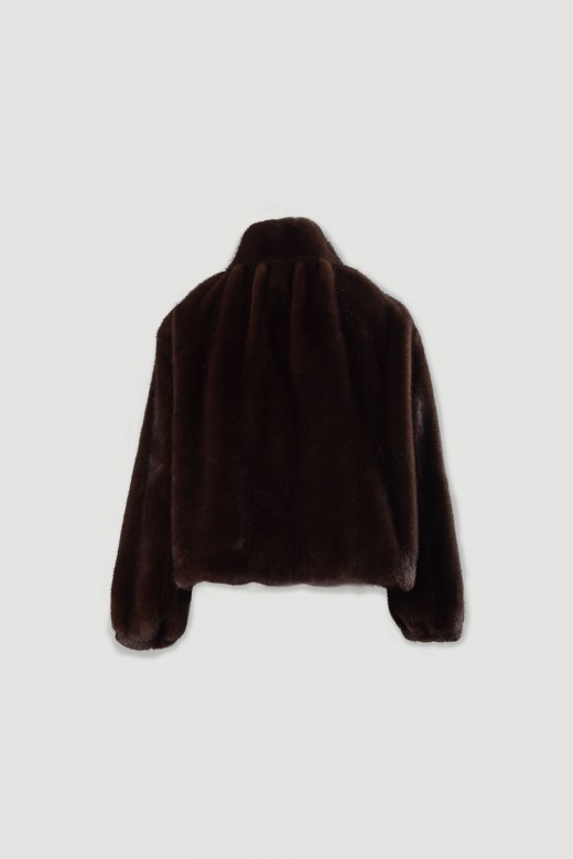 Short faux fur jacket Short faux fur jacket