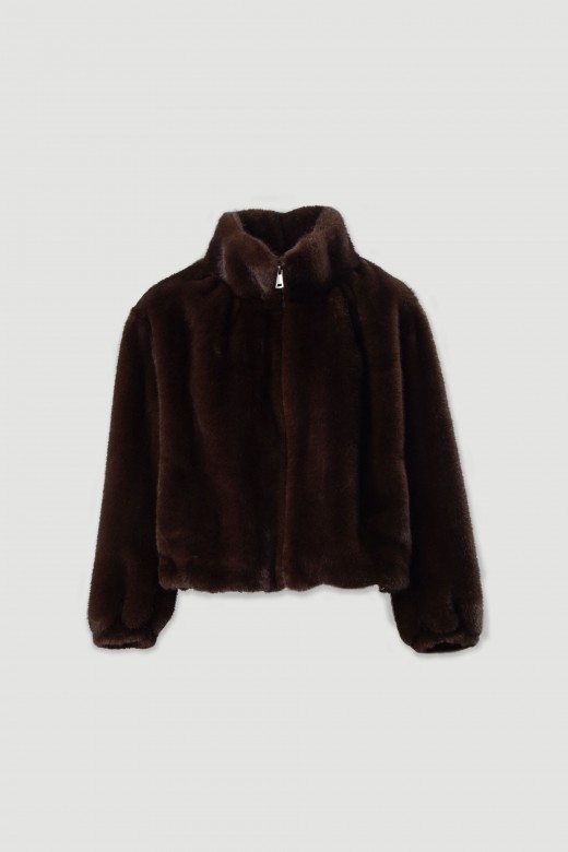Short faux fur jacket Short faux fur jacket