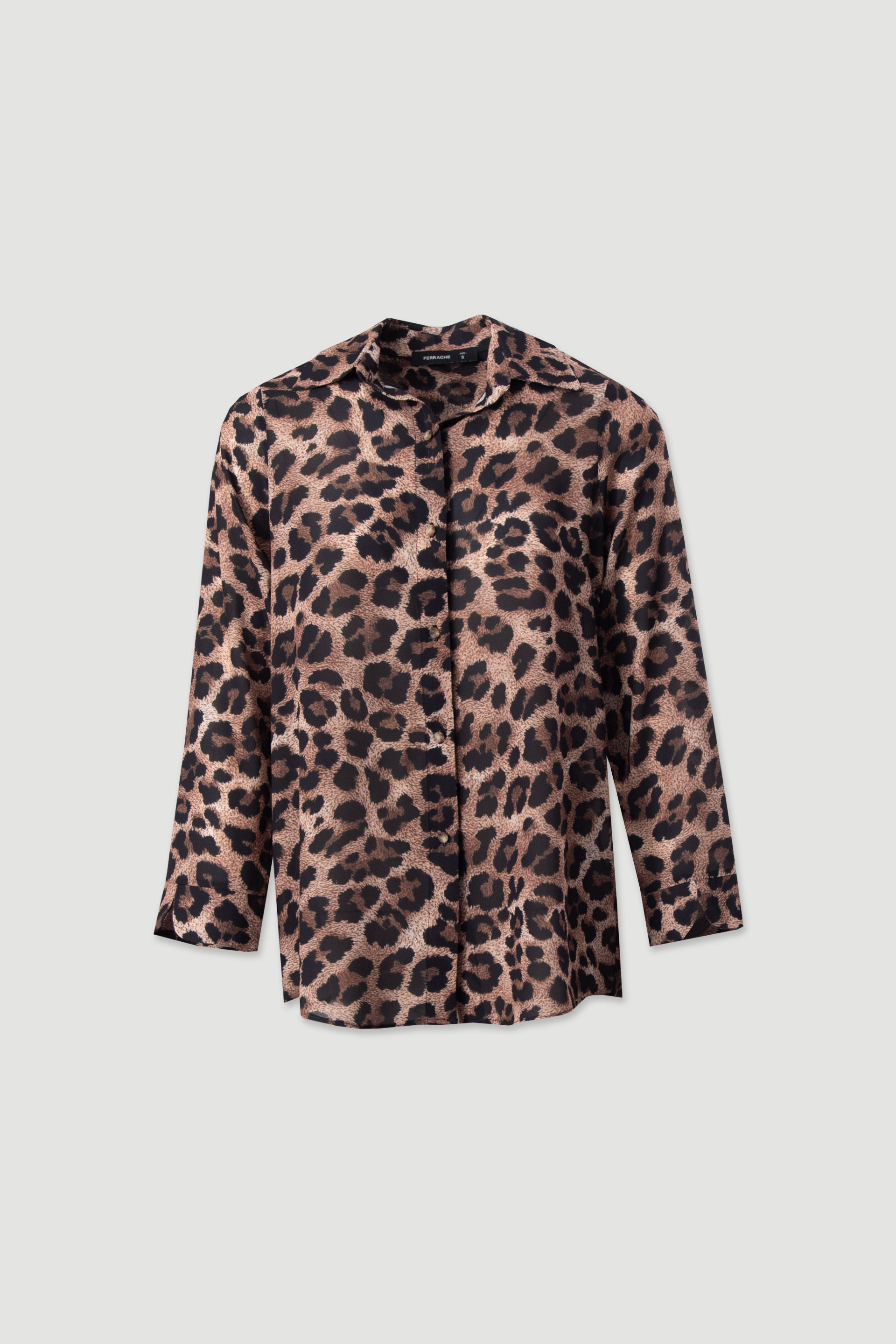 Blouse à imprimé léopard