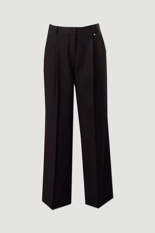 Subtle striped flannel trousers Subtle striped flannel trousers