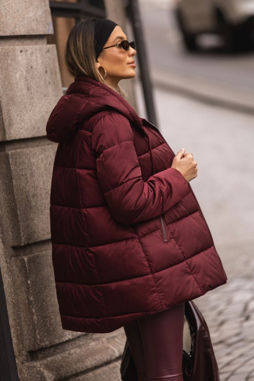 Quilted parka with hood Quilted parka with hood