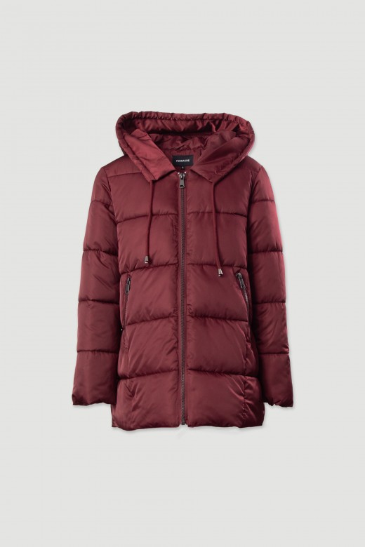 Quilted parka with hood Quilted parka with hood