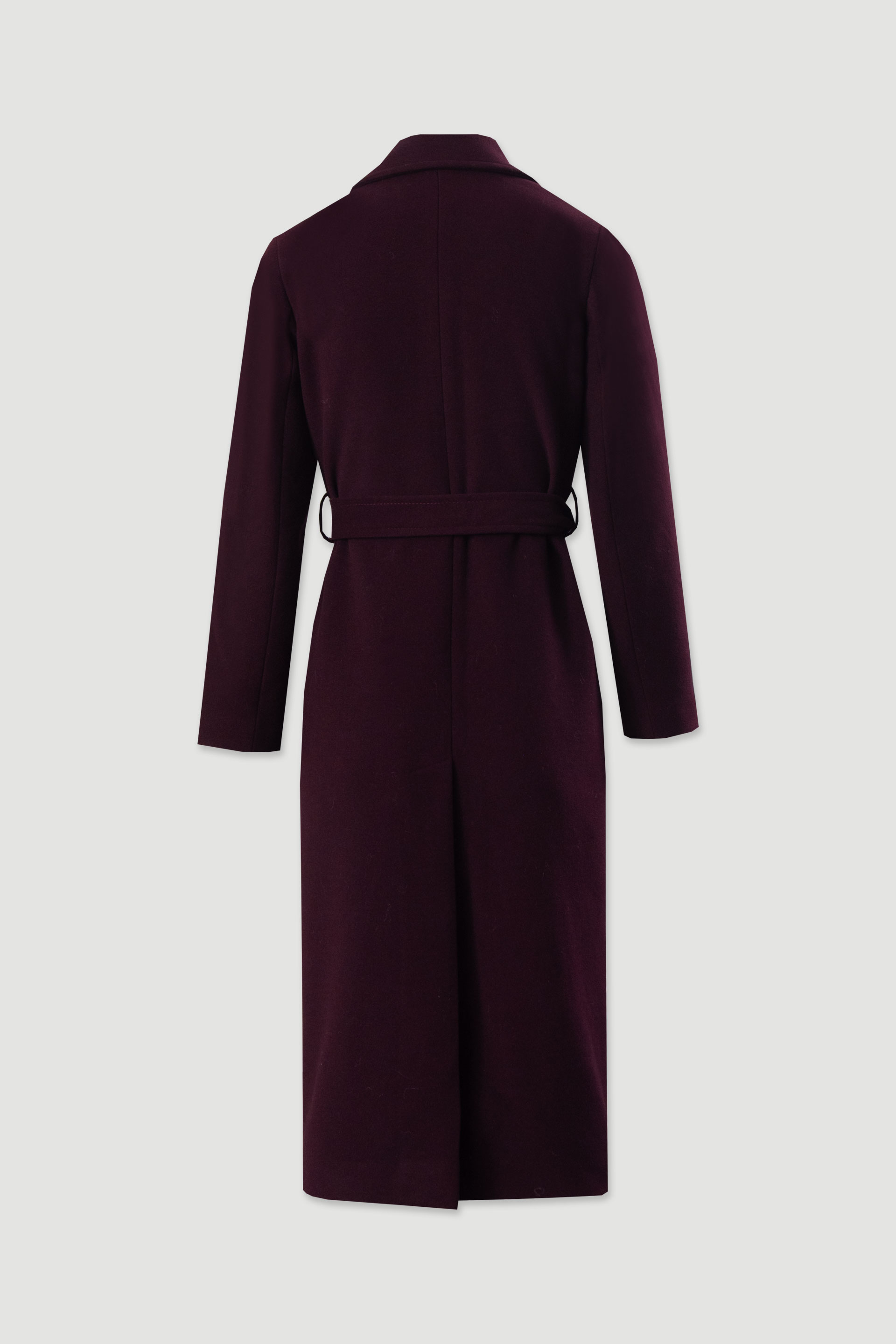 Manteau en drap avec ceinture