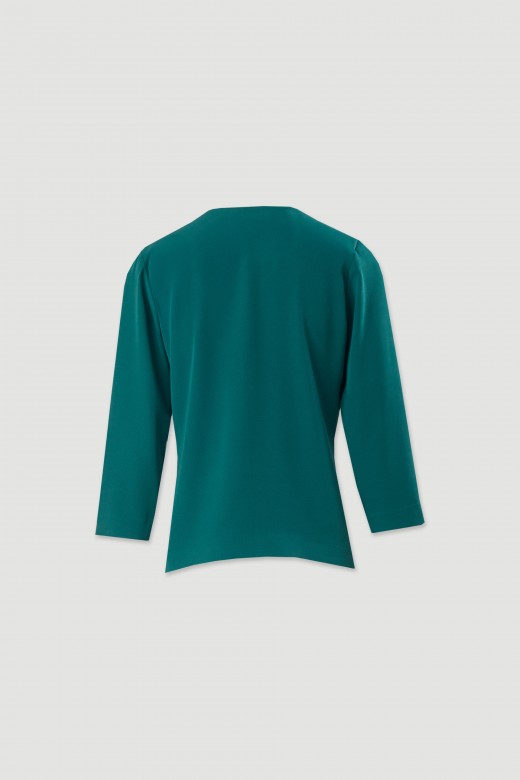 Classic jacket with velvet buttons Classic jacket with velvet buttons