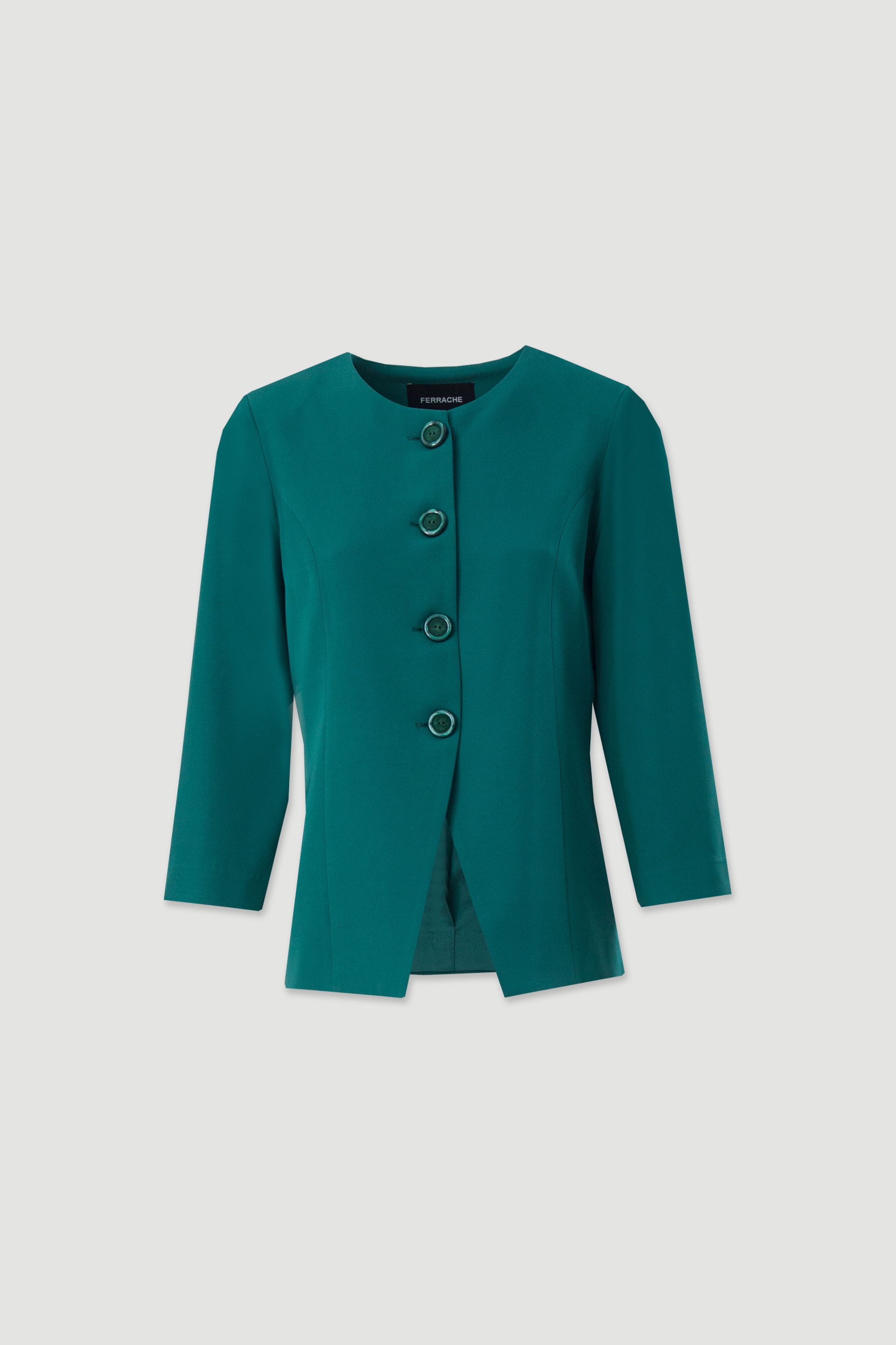 Veste classique avec boutons en velours