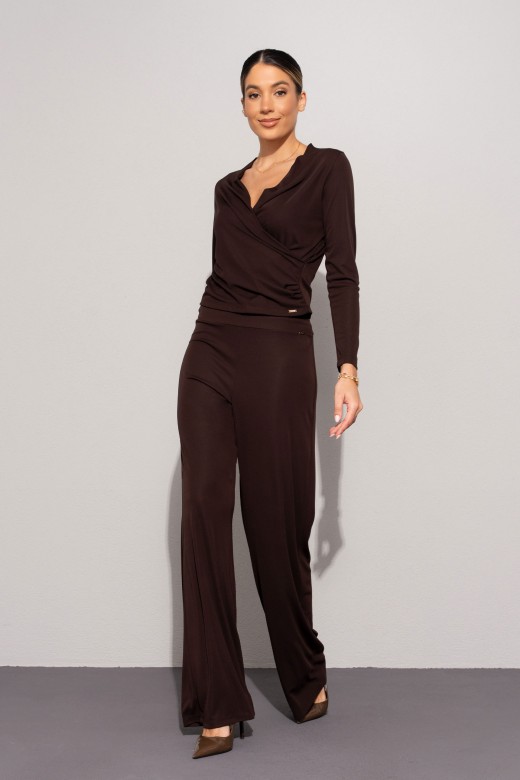 Wide-leg knit pants Wide-leg knit pants