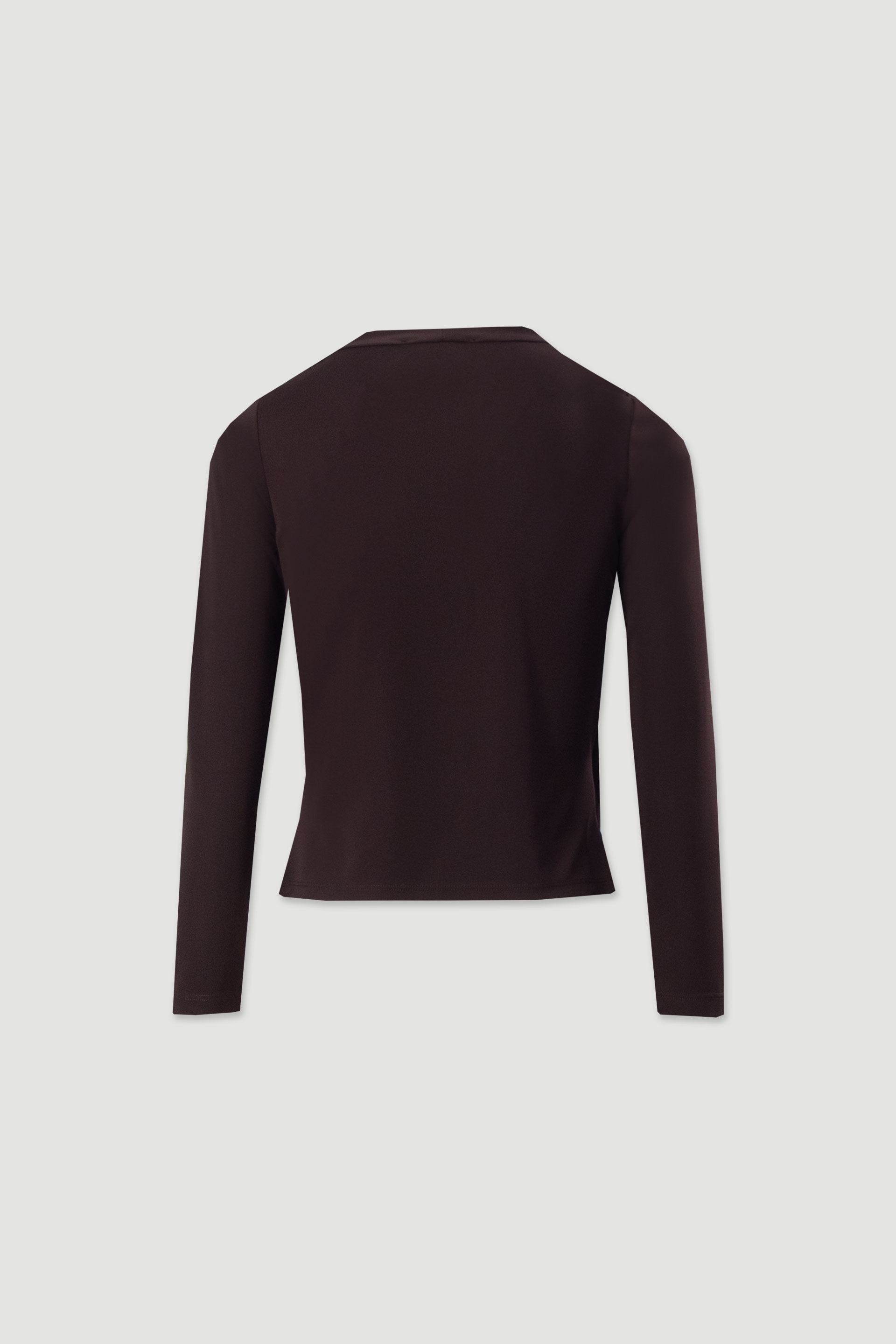 Camisola de malha decote cruzado